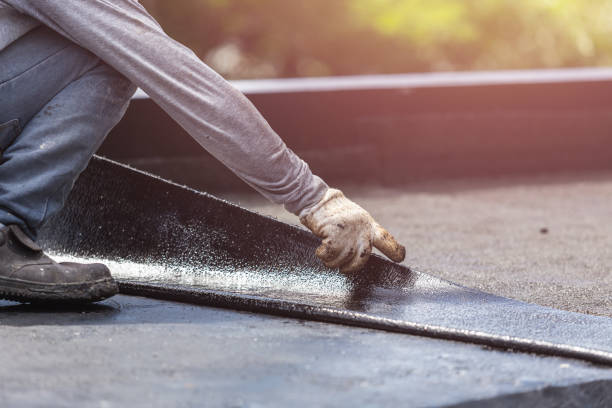 Professional Waterproofing technician working in Madison, OH